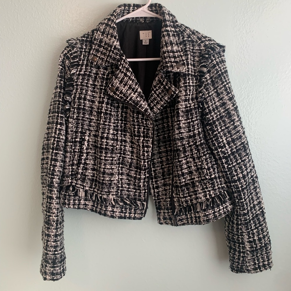 NWOT A New Day Tweed Cropped Jacket